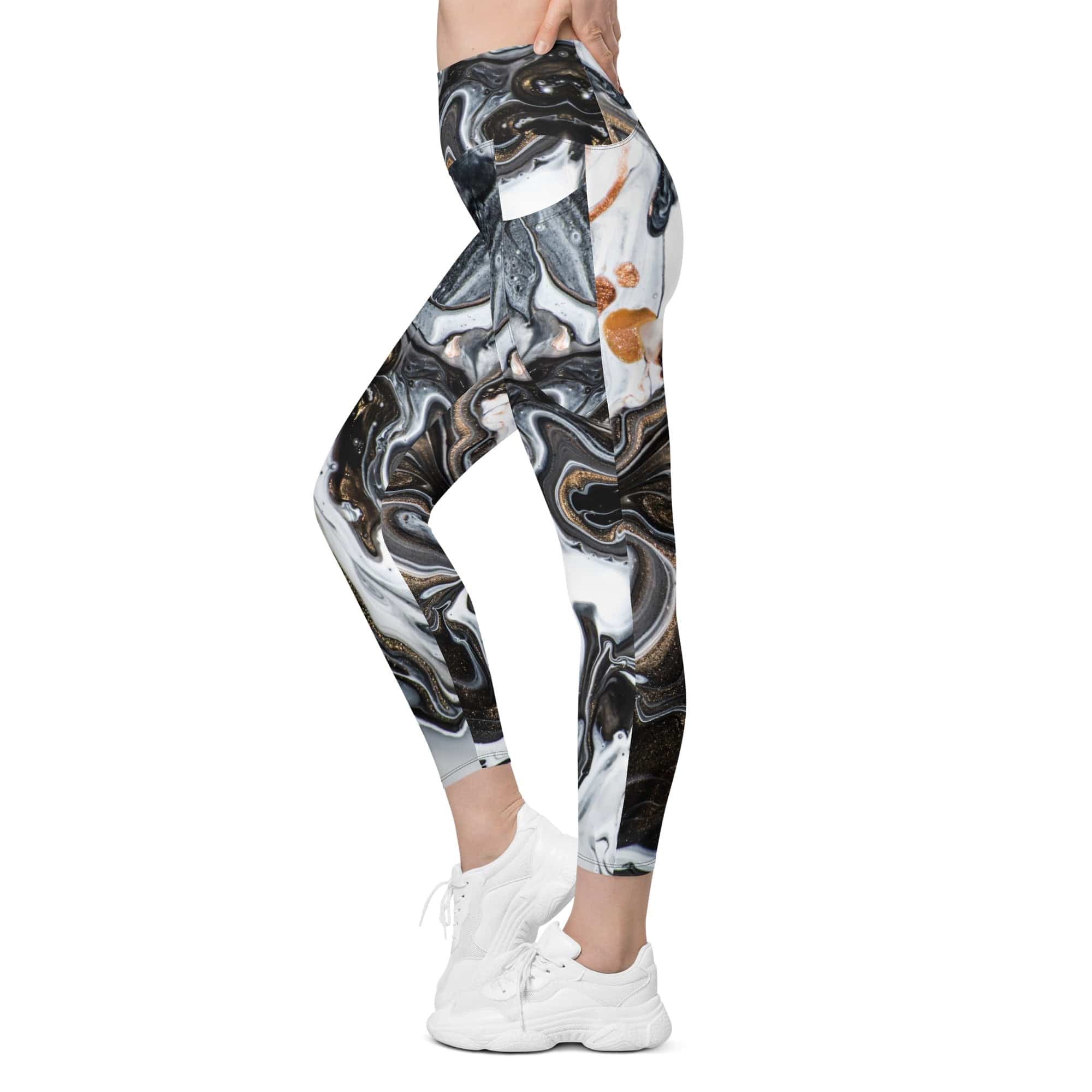Speck of Gold Leggings With Pockets