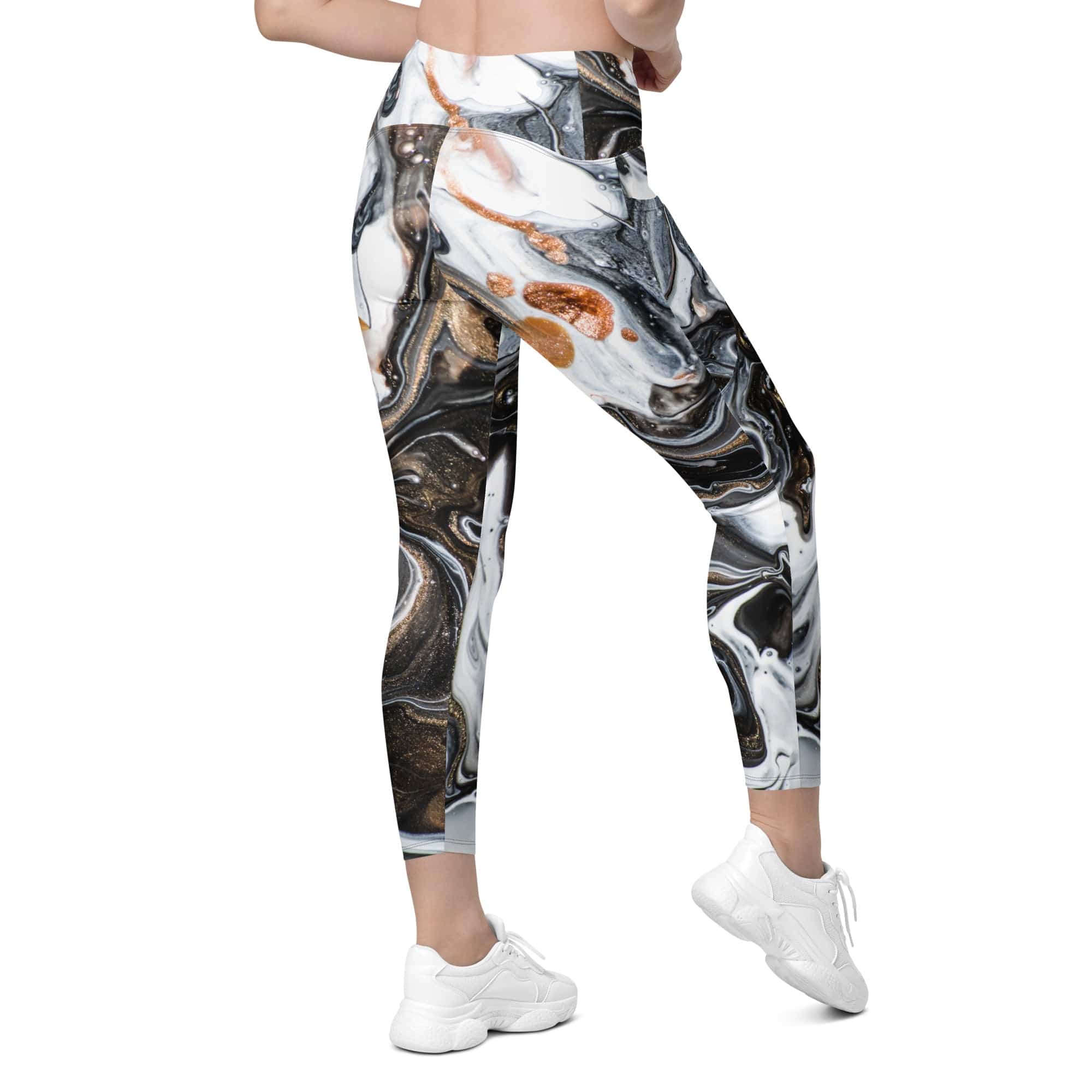 Speck of Gold Leggings With Pockets