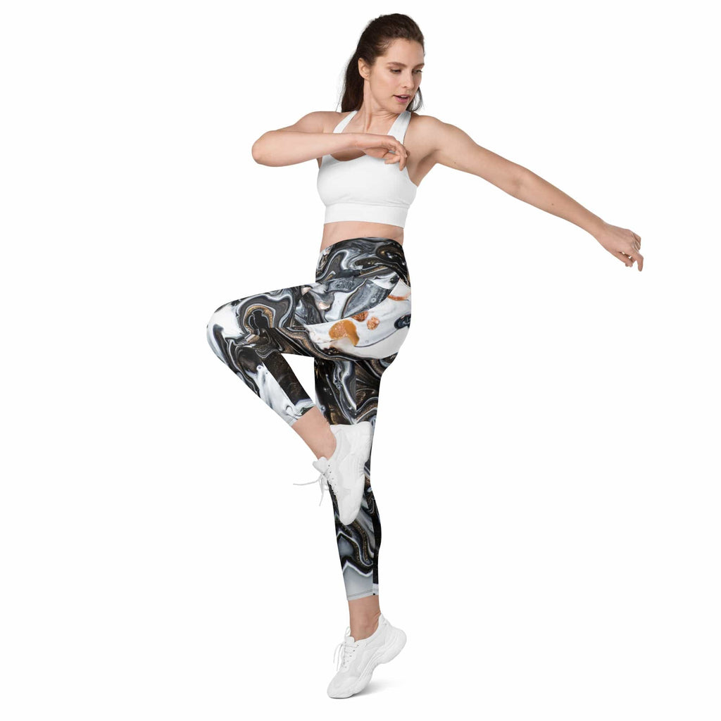 Speck of Gold Leggings With Pockets