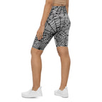 Spiderweb Fishnet Biker Shorts