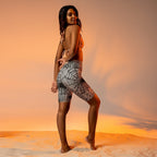 Spiderweb Fishnet Biker Shorts