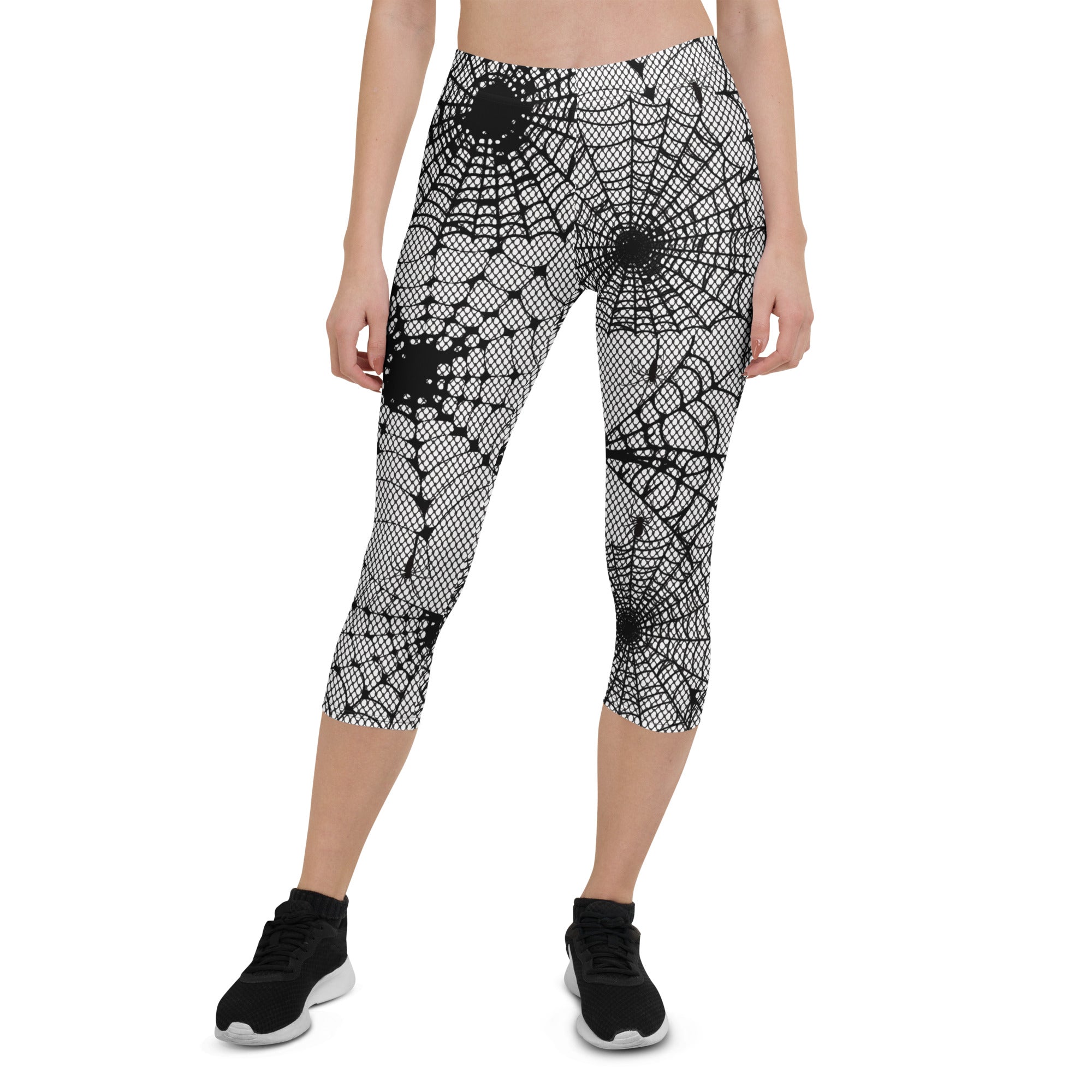 Spiderweb Fishnet Capris