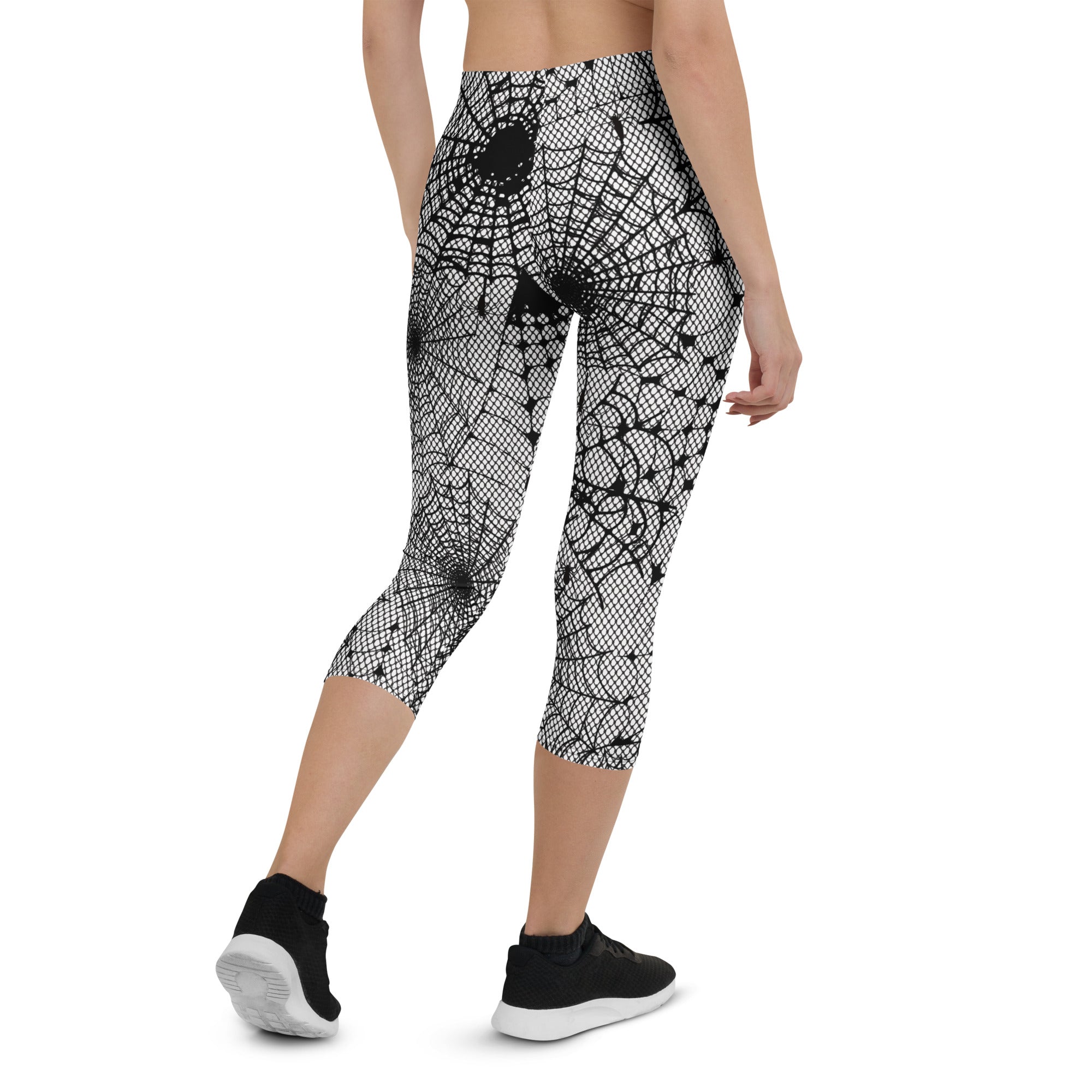 Spiderweb Fishnet Capris