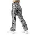 Spiderweb Fishnet Flare Leggings