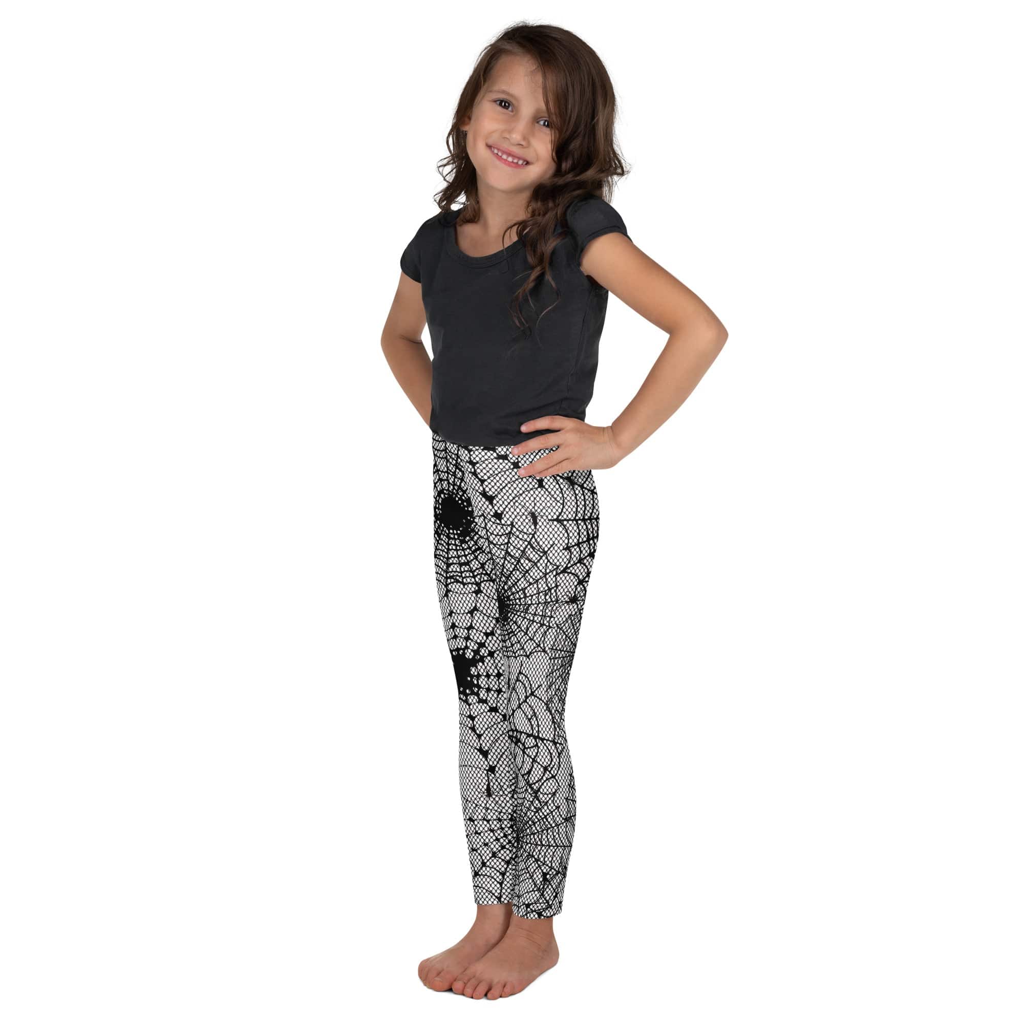 Spiderweb Fishnet Kid's Leggings