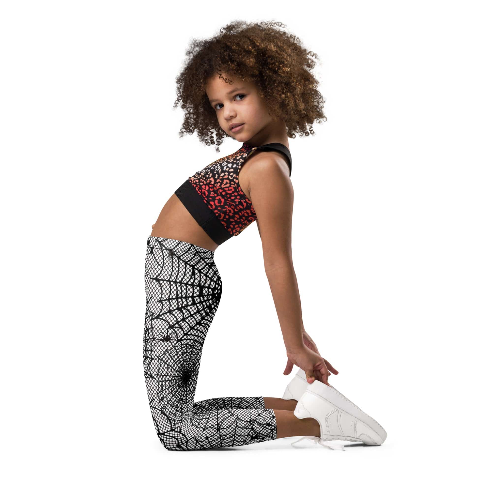 Spiderweb Fishnet Kid's Leggings