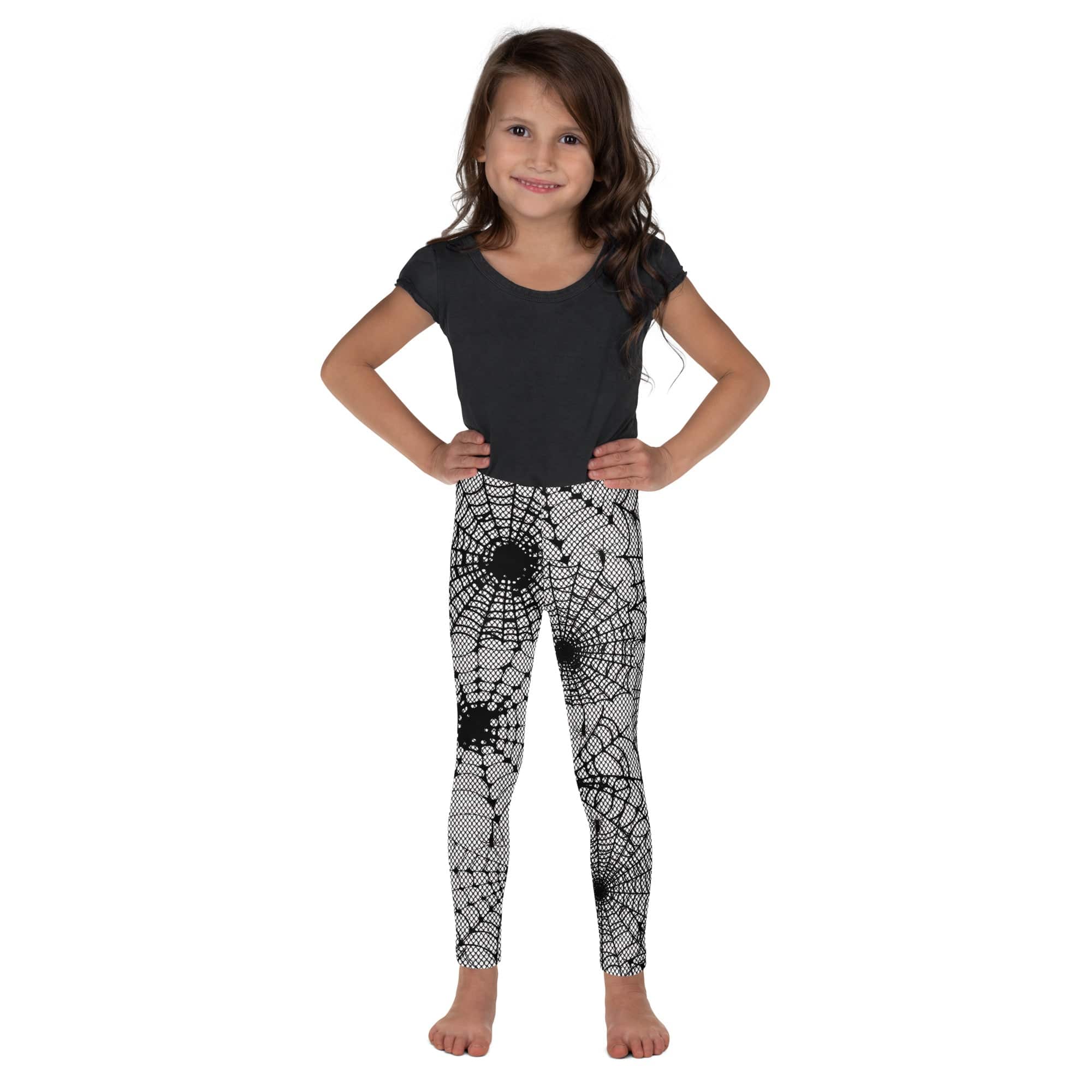 Spiderweb Fishnet Kid's Leggings