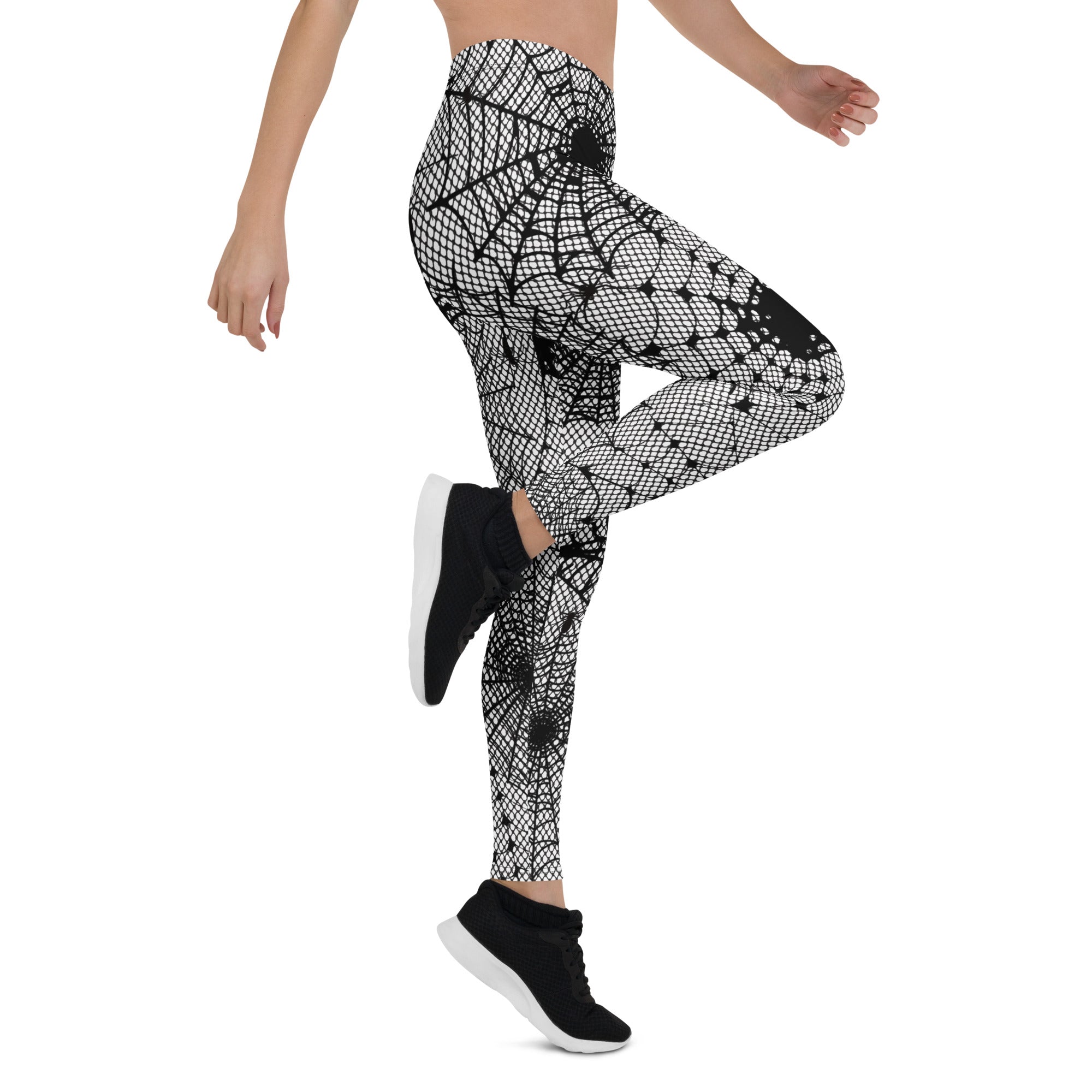 Spiderweb Fishnet Leggings