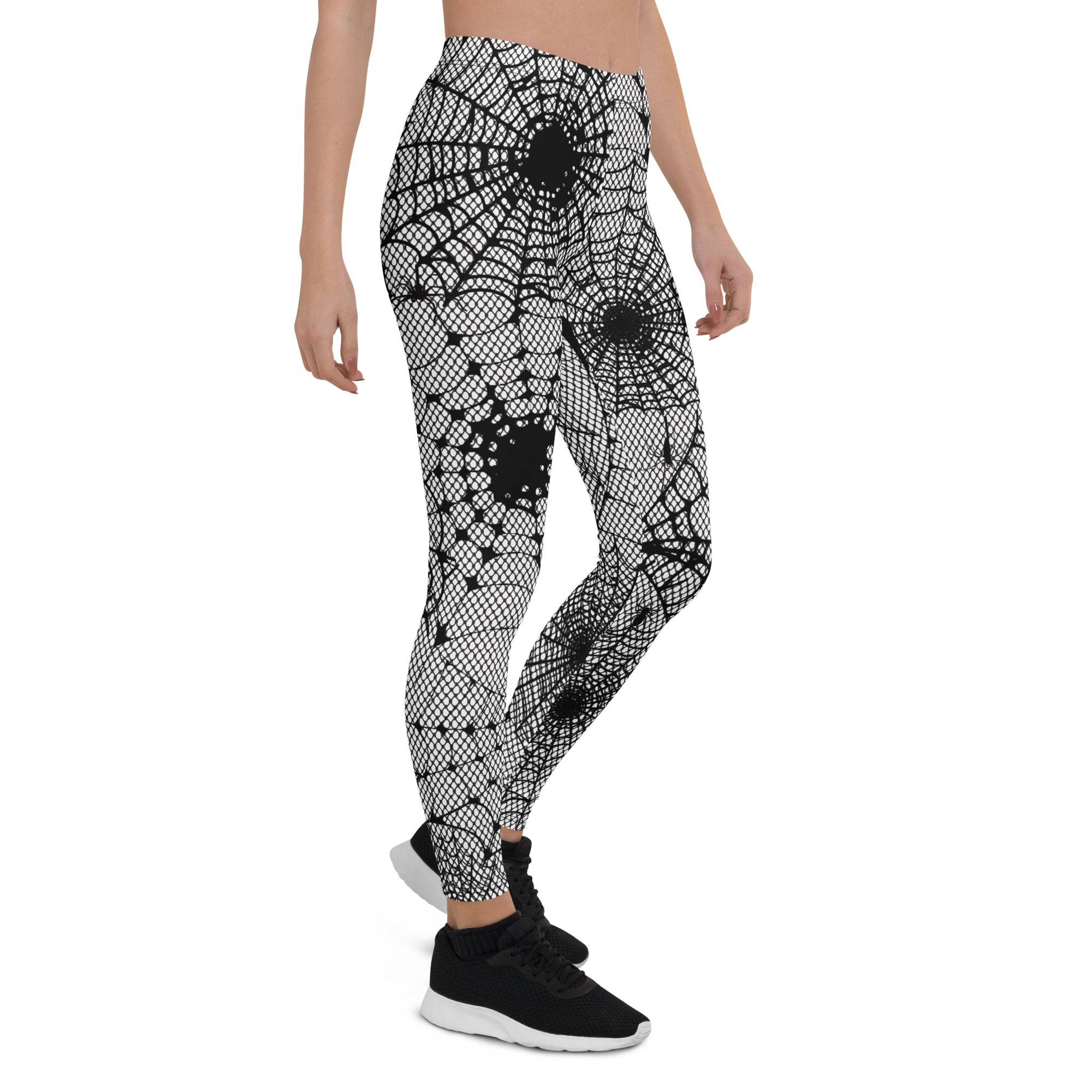 Spiderweb Fishnet Leggings