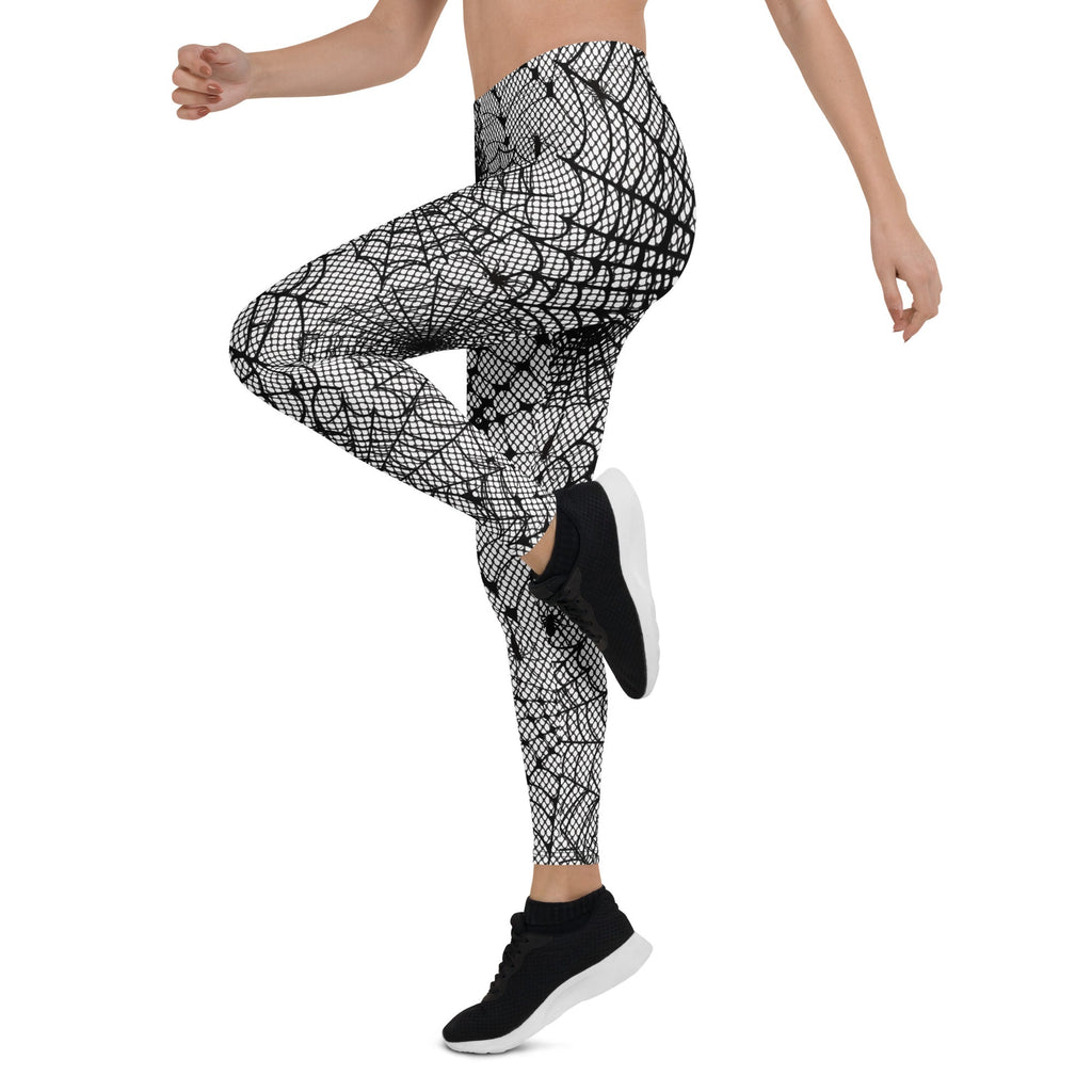 Spiderweb Fishnet Leggings