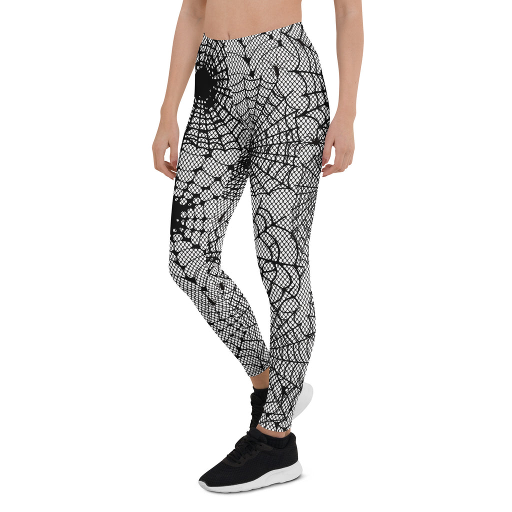 Spiderweb Fishnet Leggings