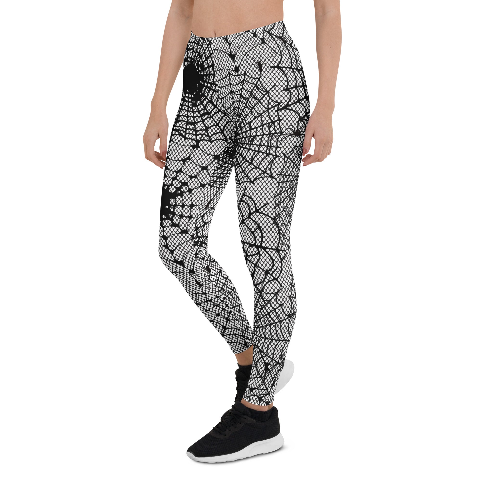 Spiderweb Fishnet Leggings