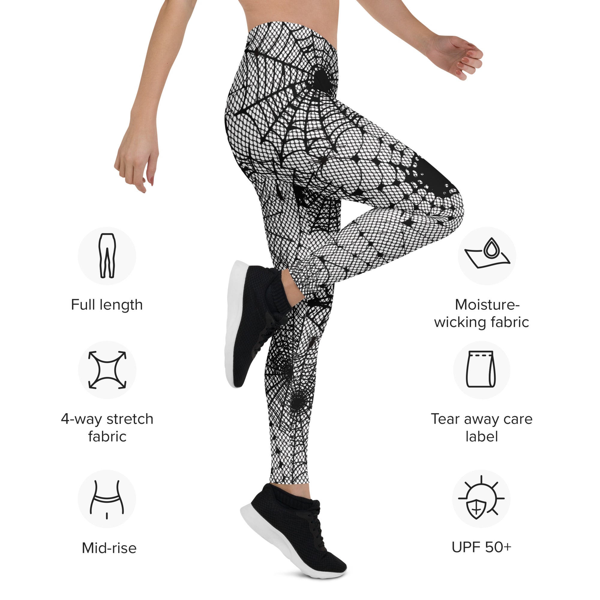 Spiderweb Fishnet Leggings