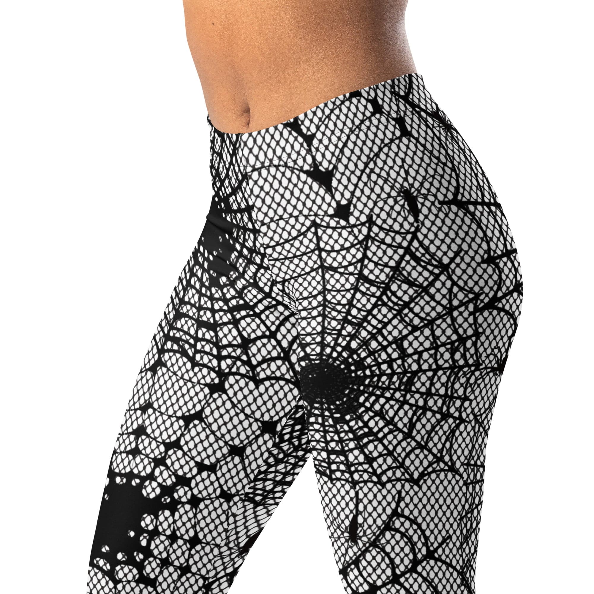 Spiderweb Fishnet Leggings