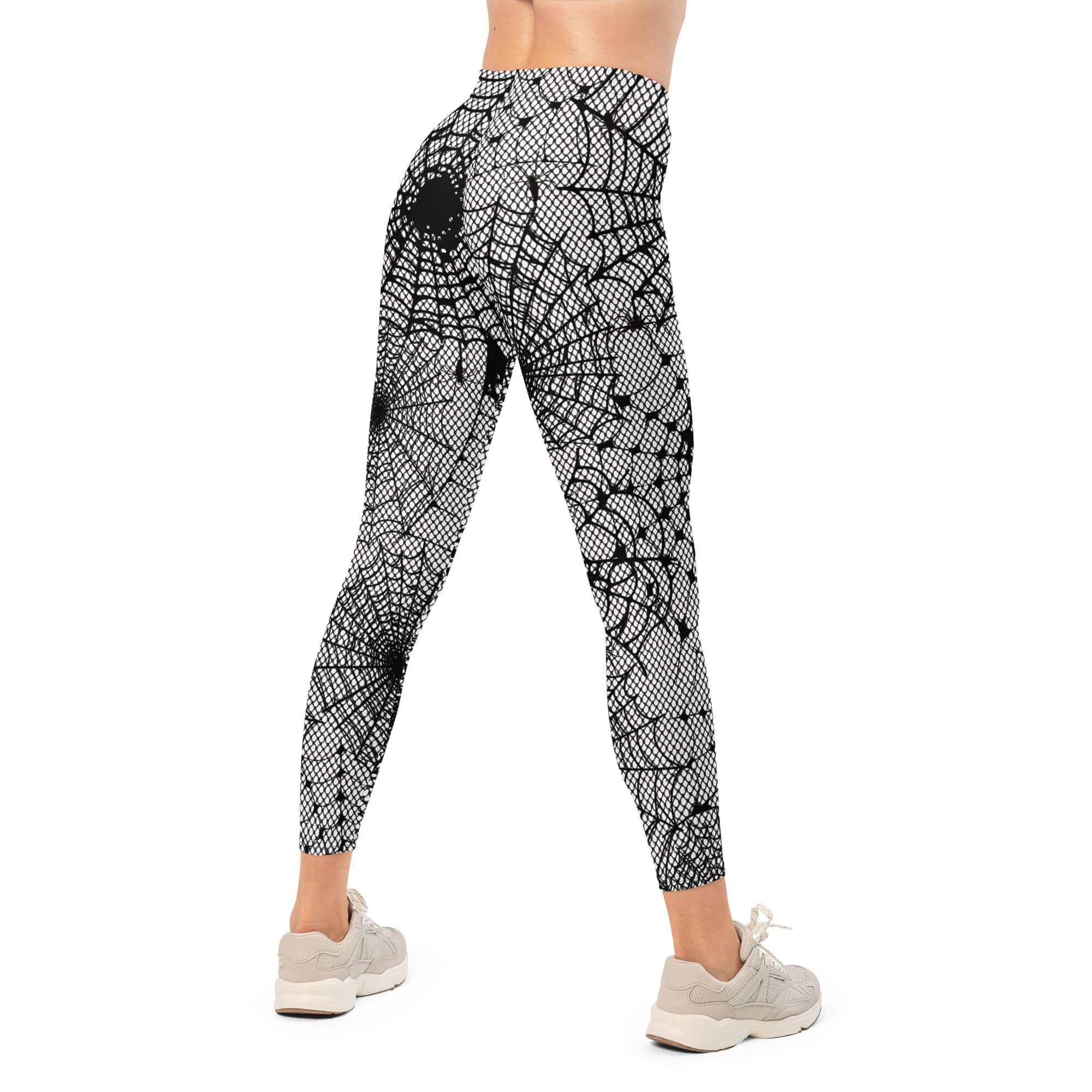 Spiderweb Fishnet Leggings