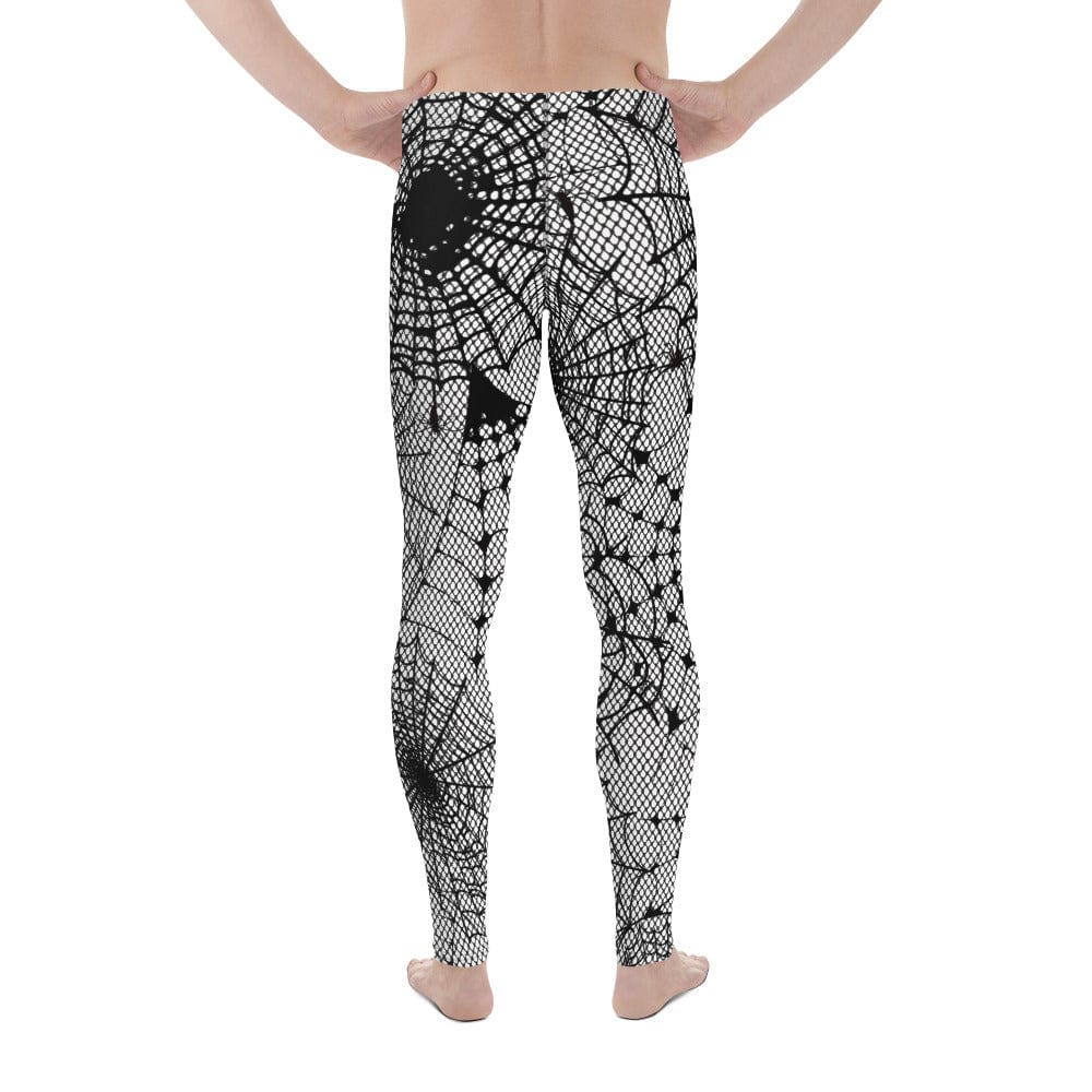 Spiderweb Fishnet Men's Leggings