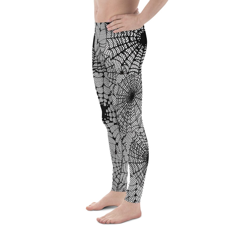 Spiderweb Fishnet Men's Leggings