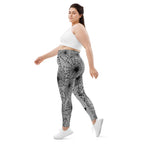 Spiderweb Fishnet Plus Size Leggings