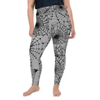 Spiderweb Fishnet Plus Size Leggings