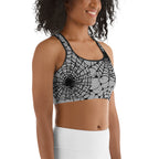 Spiderweb Fishnet Sports Bra