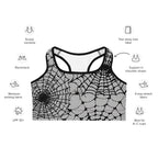 Spiderweb Fishnet Sports Bra