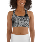 Spiderweb Fishnet Sports Bra