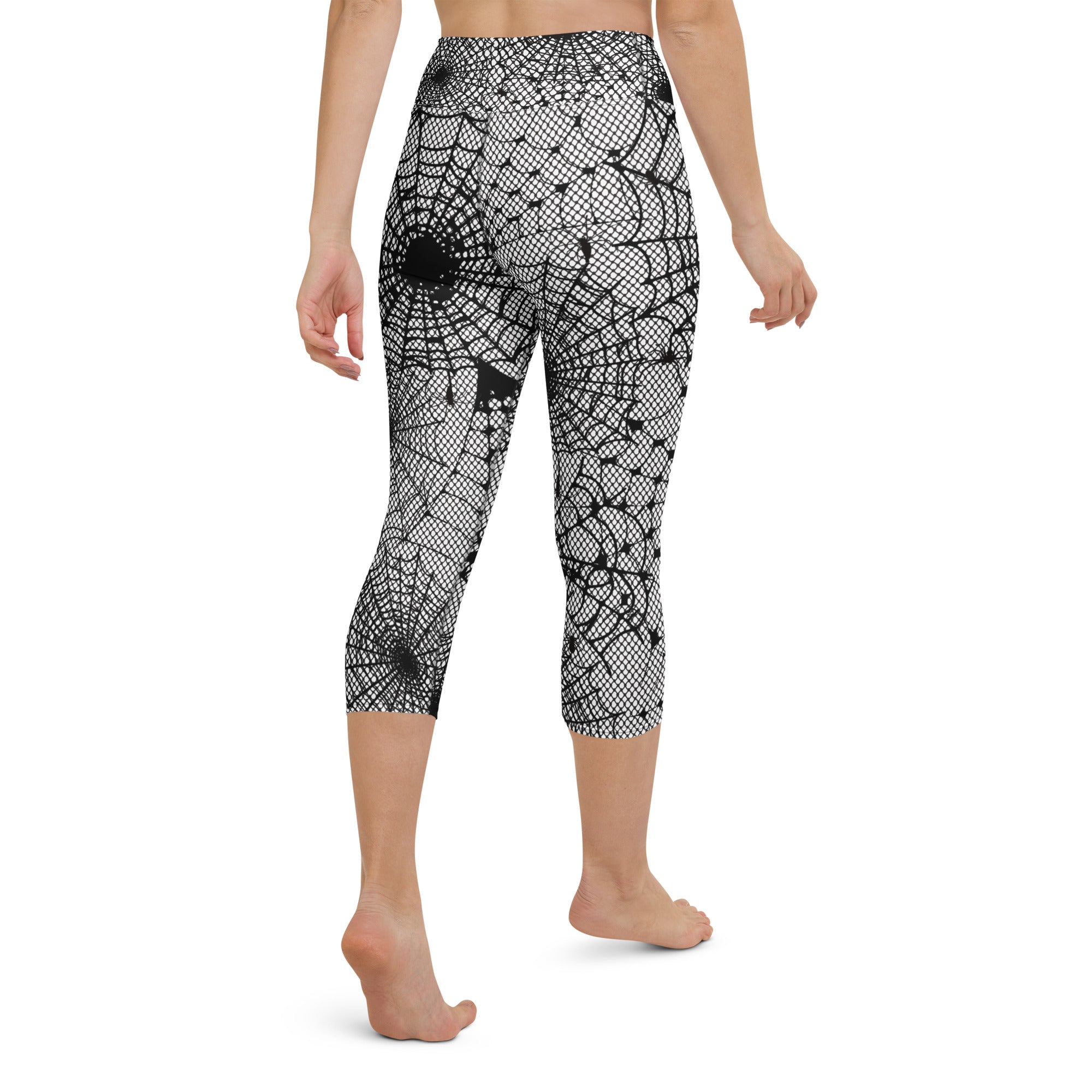 Spiderweb Fishnet Yoga Capris