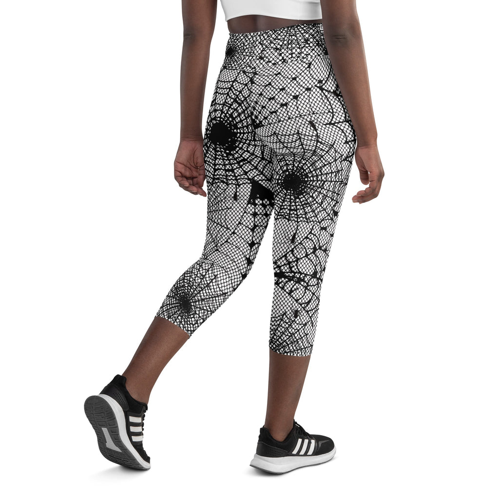 Spiderweb Fishnet Yoga Capris