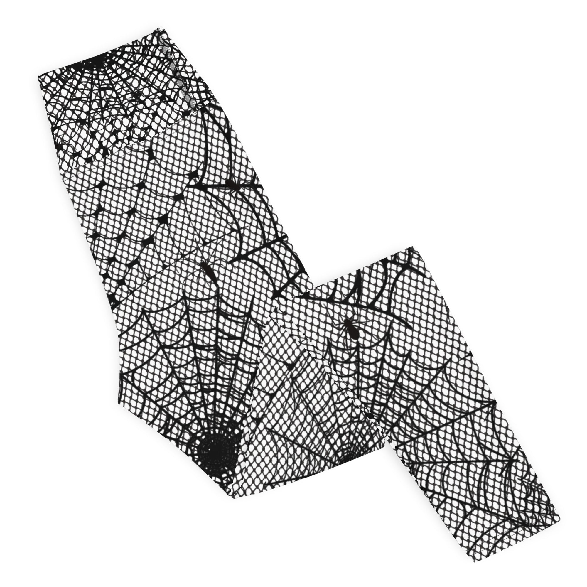 Spiderweb Fishnet Yoga Leggings