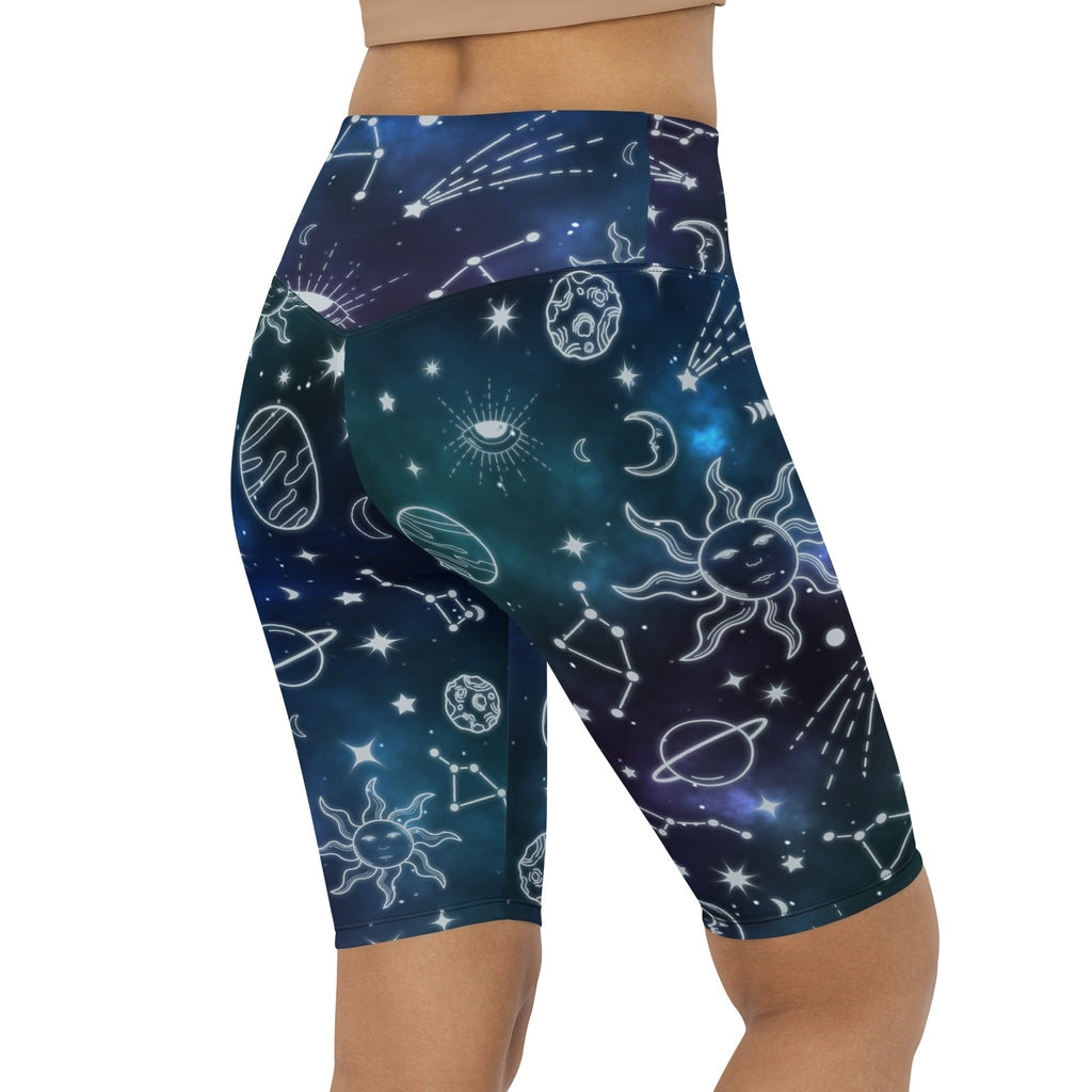 Spiritual Doodles Biker Shorts