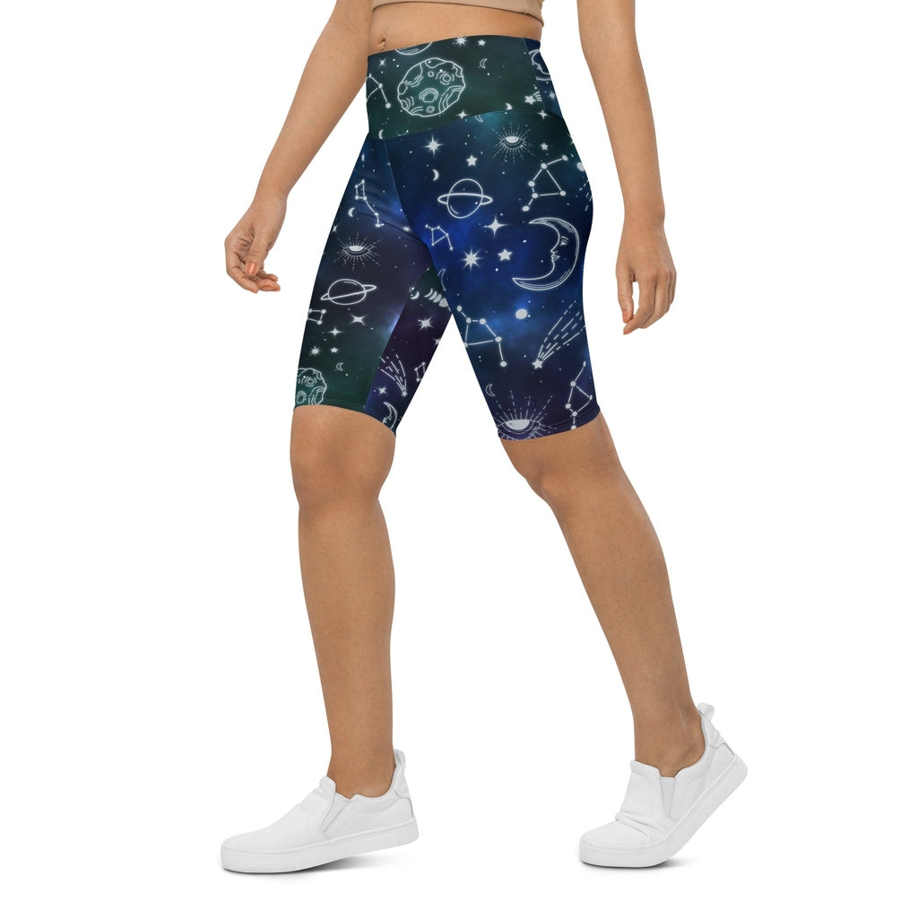 Spiritual Doodles Biker Shorts