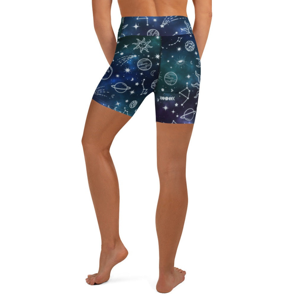 Spiritual Doodles Yoga Shorts