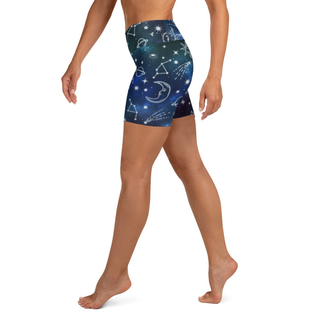 Spiritual Doodles Yoga Shorts