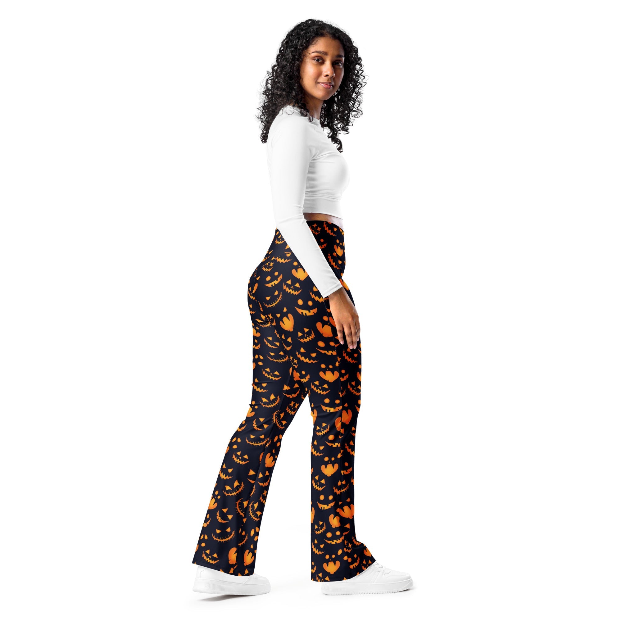 Spooktacular Halloween Flare Leggings