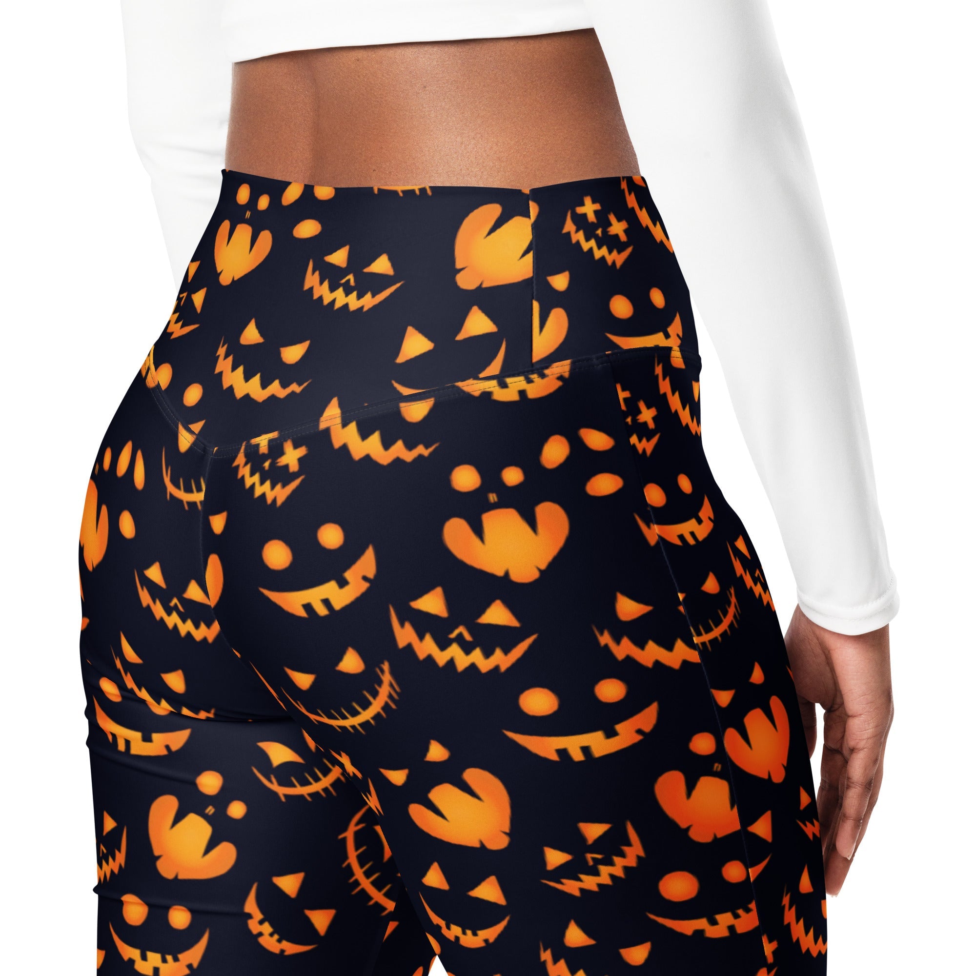 Spooktacular Halloween Flare Leggings