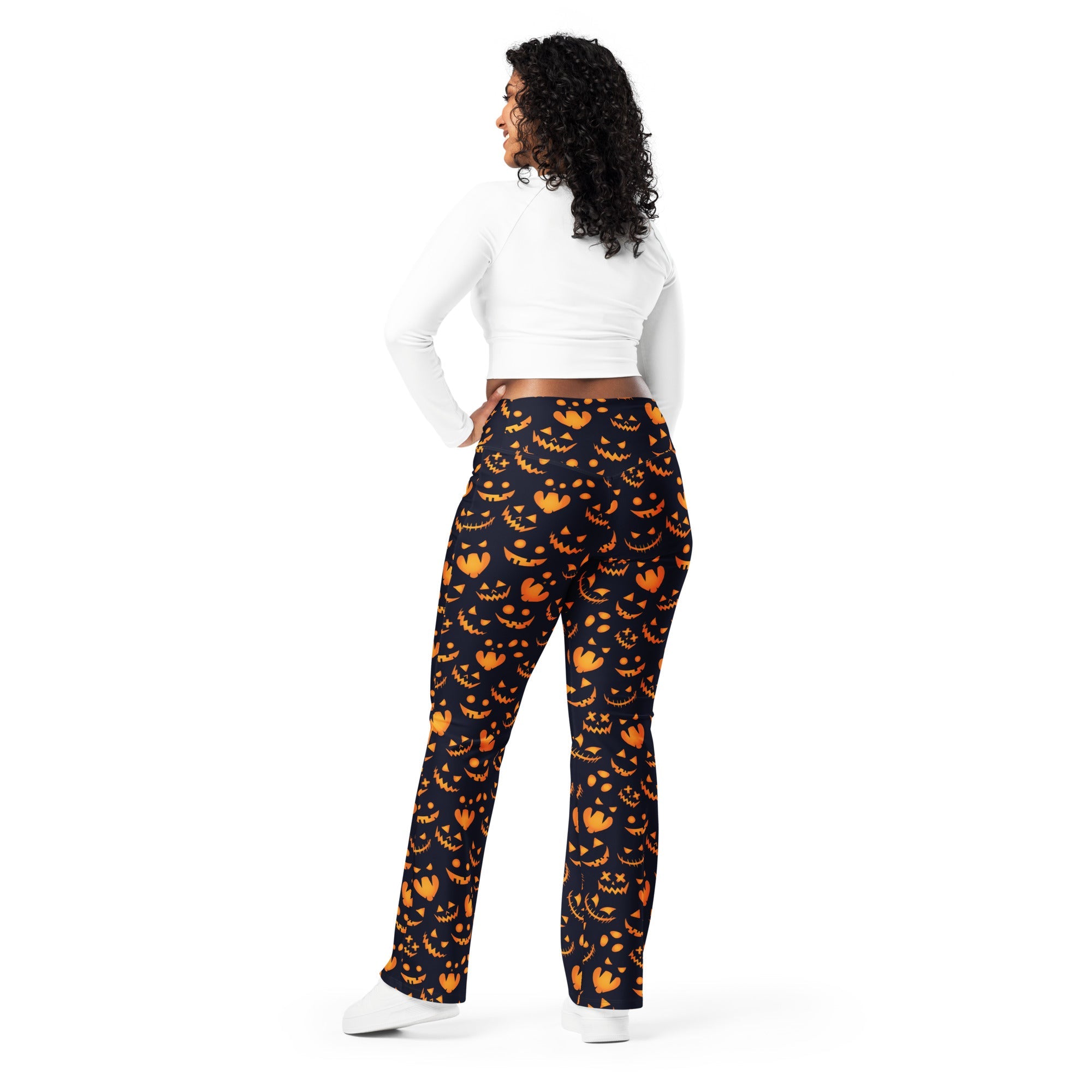 Spooktacular Halloween Flare Leggings