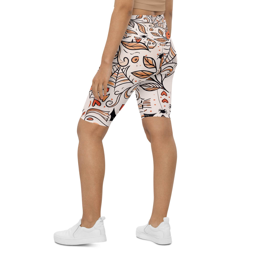 Spooky Doodle Biker Shorts