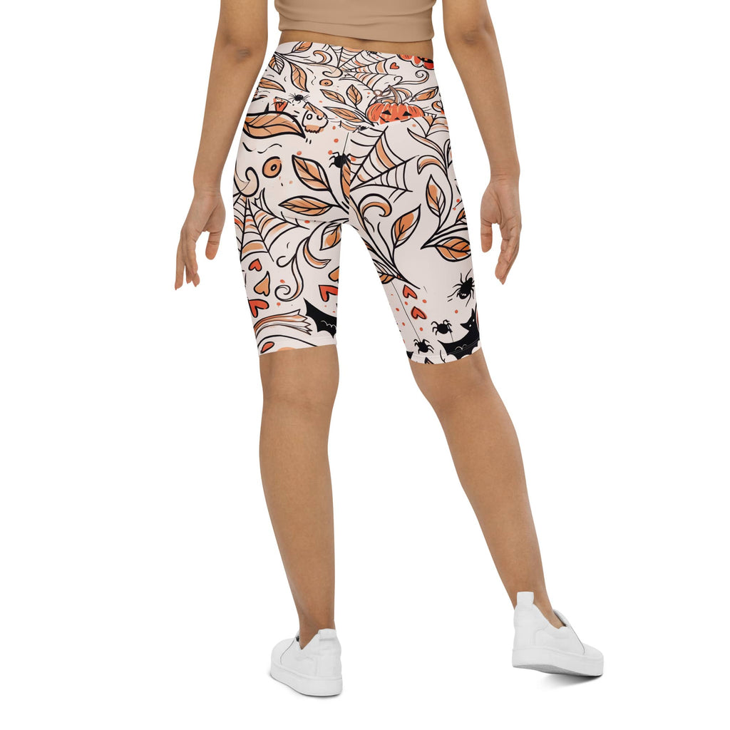 Spooky Doodle Biker Shorts