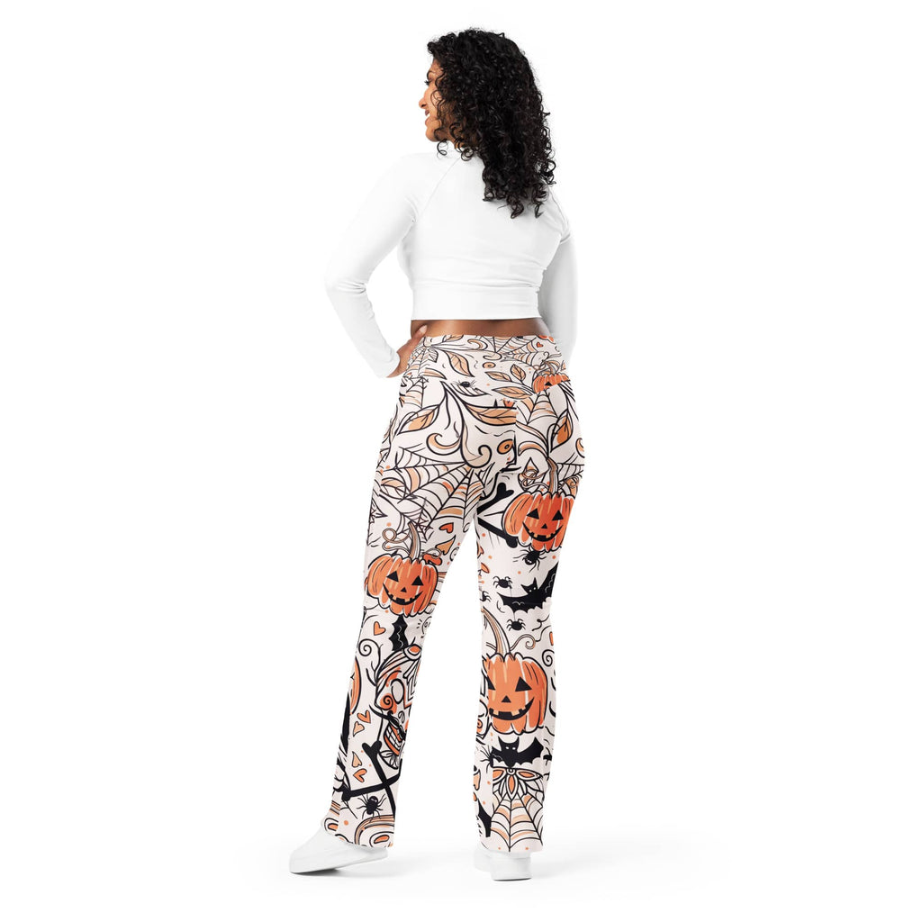 Spooky Doodle Flare Leggings