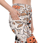 Spooky Doodle Leggings With Pockets