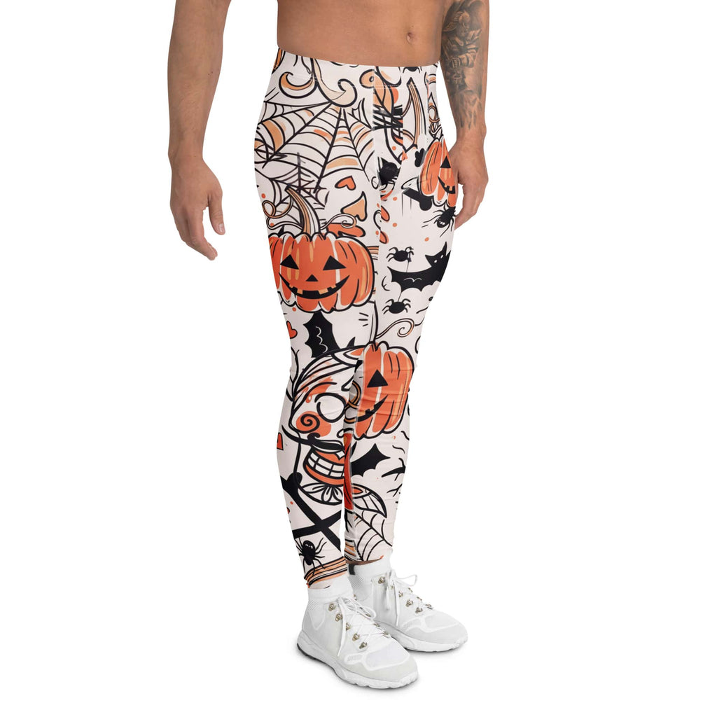 Spooky Doodle Men's Leggings