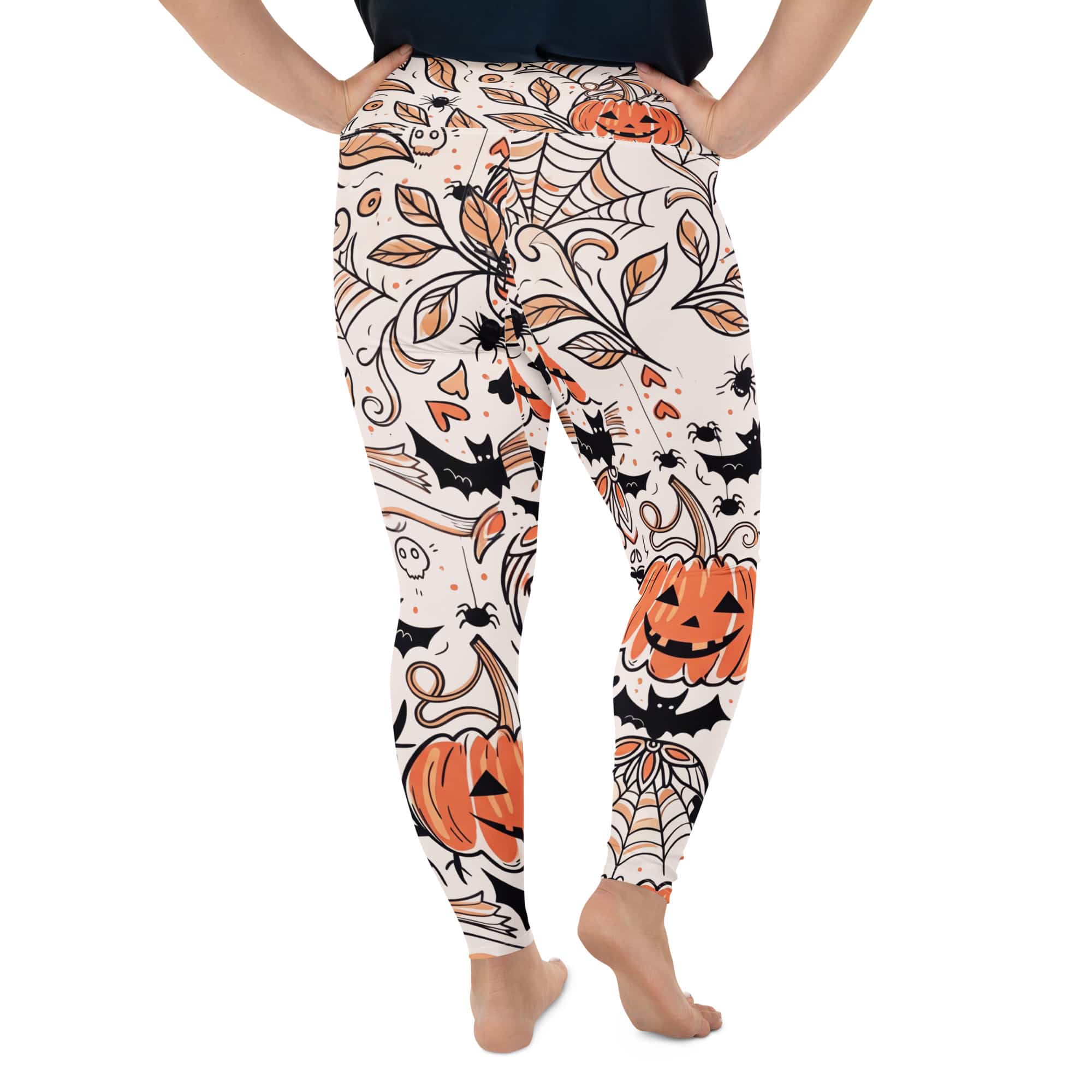 Spooky Doodle Plus Size Leggings