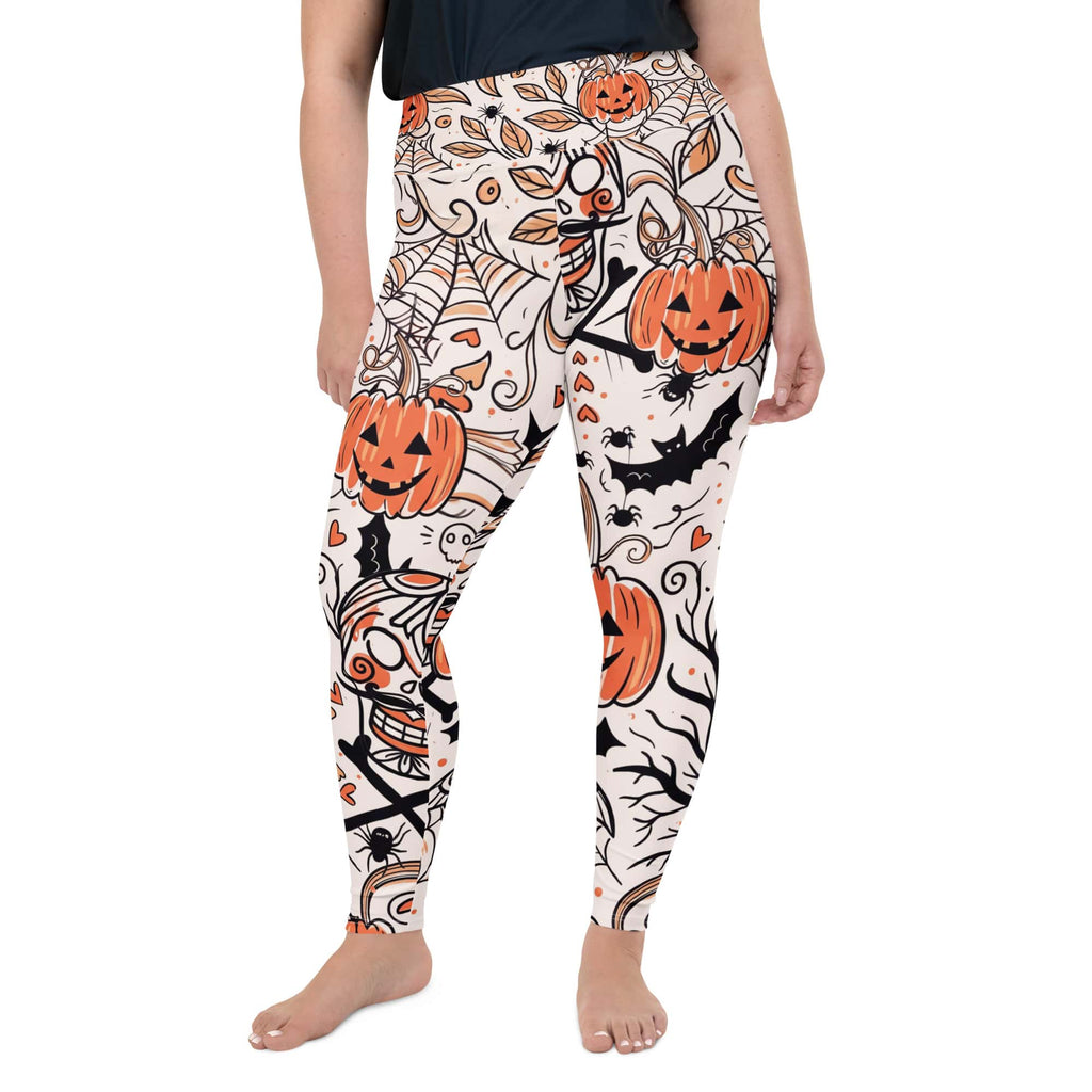 Spooky Doodle Plus Size Leggings