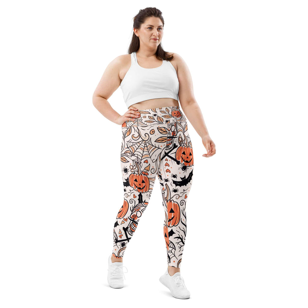 Spooky Doodle Plus Size Leggings