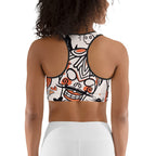 Spooky Doodle Sports Bra