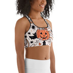 Spooky Doodle Sports Bra