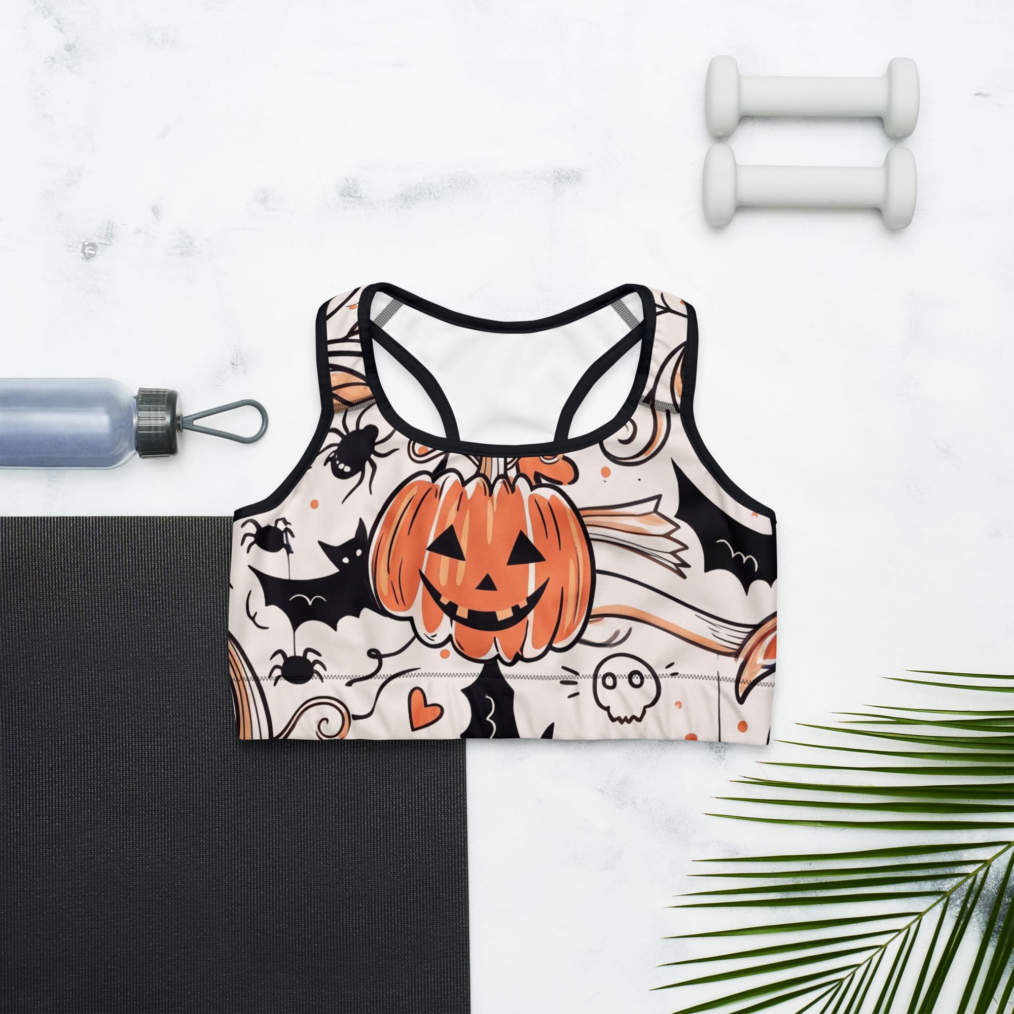 Spooky Doodle Sports Bra
