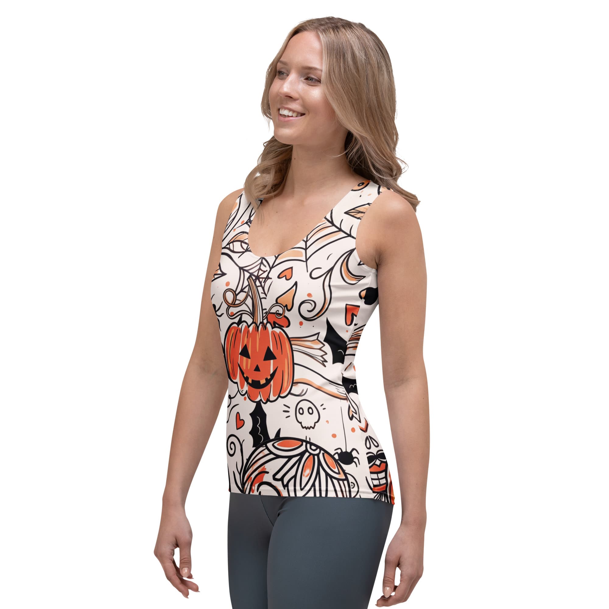 Spooky Doodle Tank Top