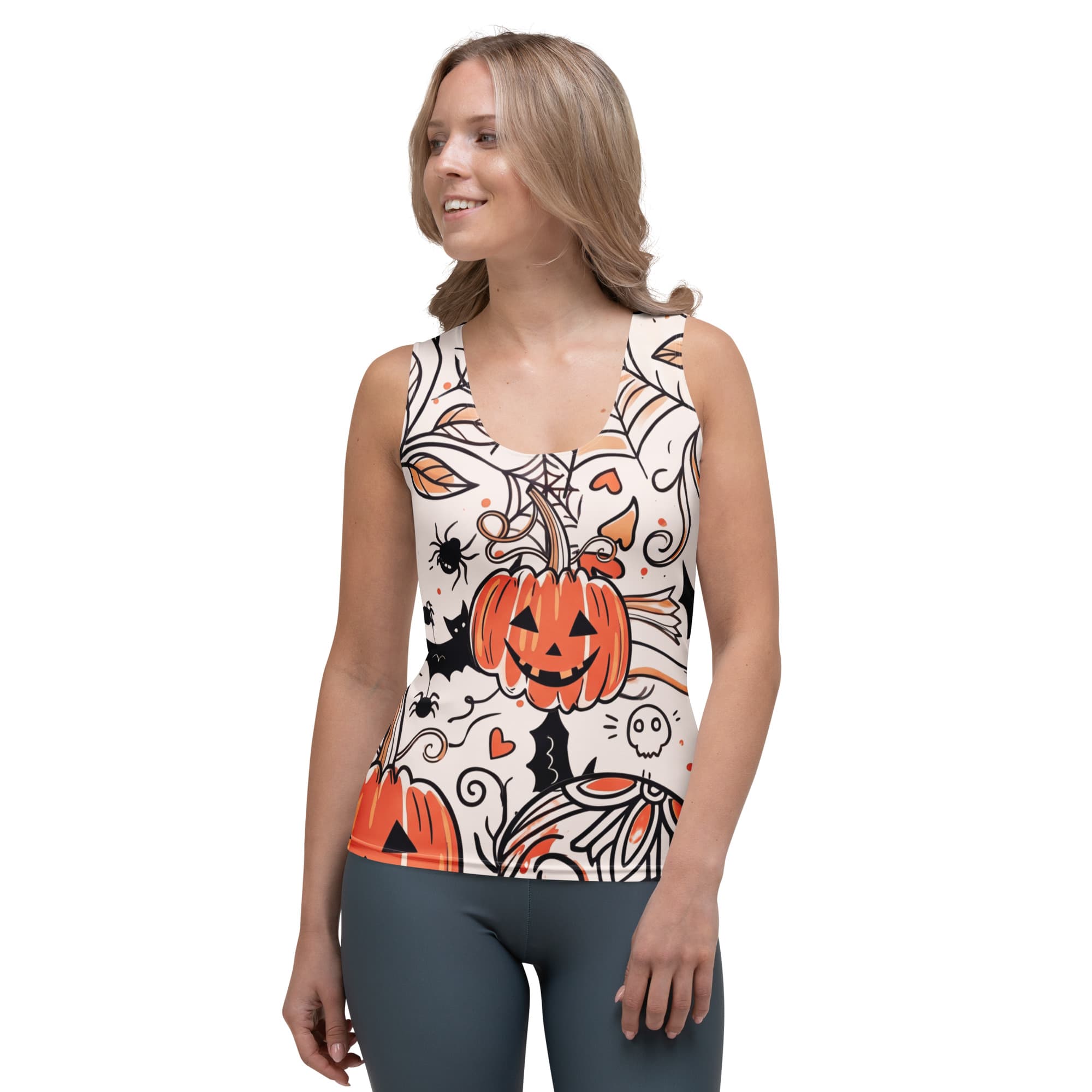 Spooky Doodle Tank Top
