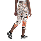 Spooky Doodle Yoga Capris